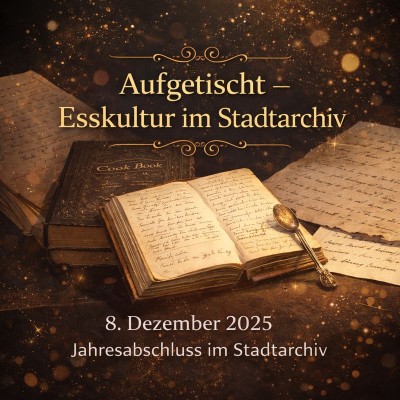 Stadtarchiv Pforzheim schließt Jahr mit Esskultur-Führung ab